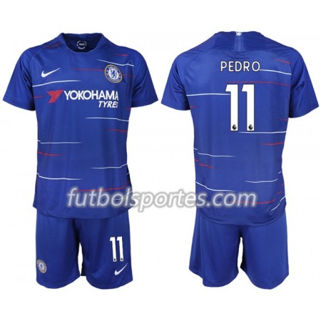 Camisetas Chelsea PEDRO 11 Niño Primera Equipacion 2018/2019